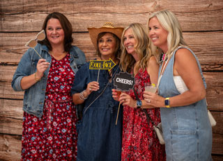 Cowboy themed photobooth